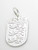 Jersey Crest sterling silver charm .925 Travel Country Jersey charms additional view
