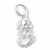 William Shakespeare small bust sterling silver charm .925 Shake Speare
