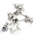 Ride A Stick Horse sterling silver charm .925 Nursery rhyme charms