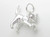 Cat playing with a ball sterlng silver charm .925 x 1 Kittens Cats charms image 6