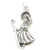 Little Bo Peep sterling silver charm .925 x 1 Nursery rhyme charms