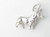Corgi Dog sterling silver charm .925 x 1 Corgis dogs charms image 7