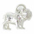 Bulldog sterling silver charm .925 x 1 Bulldog Dogs charms