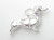 Dachshund sterling silver charm .925 x 1 Dog Sausage Dogs charms image 7