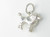 Poodle sterling silver charm .925 x 1 Poodles Dog Dogs charms A1 image 6