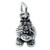 Toy Poodle sterling silver dog charm .925 x 1 Dogs Poodles charms image 8