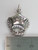 Birthday Balloon 2D sterling silver charm .925 Ballons charms side view