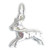 Horse small sterling silver charm .925 x 1 Horses charms