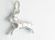 Horse small sterling silver charm .925 Horses charms additional view
