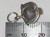 Bobcat Bob Cat sterling silver charm .925 Big Cats charms size example