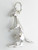 Kangaroo sterling silver charm .925 Australia Roo charms side view