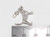 Beagle dog sterling silver charm .925 Beagles Dogs charms additional view