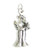 Bear Angel sterling silver charm .925 Bears Angels charms