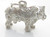 Bull sterling silver charm .925 Farm Bulls charms A1 extra view