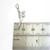 Mouse on an ear of corn sterling silver charm .925 Mice charms side view
