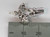 Celery sterling silver charm .925 Vegetable Veg charms side view