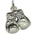 Boxing gloves sterling silver charm .925 Boxers Gloves