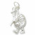 Loch Ness Monster sterling silver charm .925 x 1 Scotland Nessie charms