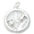 Thistle sterling silver charm pendant .925 Thistles and Scottish charms