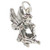 Fairy sterling silver charm pendant .925 x 1 faires charms pendants