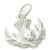 Thistle flower sterling silver charm .925 x 1 Thistles and Scottish charms