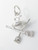 Curling Stone and brushes sterling silver charm .925 charms additional view