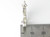 Open Star sterling silver charm .925 Stars charms size example