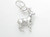 Deer Stag sterling silver charm .925 x 1 stags animals charms image 6