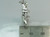 Ferret sterling silver large charm - pendant .925 x 1 ferrets charms side view