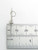 Menorah sterling silver charm .925 Jewish candlestick charms side view