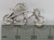 Tandem Bicycle sterling silver charm .925 Bikes charms detail