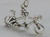 Tandem Bicycle sterling silver charm .925 x 1 Bikes charms additional view