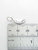 Cornish Pasty SMALL sterling silver charm .925 Pastys Pasties charms size example