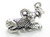 Ram - Goat sterling silver charm .925 x1 Rams Goats Aries Zodiac charms