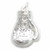 Boxing Glove sterling silver charm pendant .925 x 1 Boxers charms.