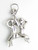 Gemini Twins sterling silver charm .925 x 1 Zodiacs charms image 7