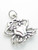 Crab sterling silver charm pendant .925 Cancer Crabs Zodiac charms alternate view