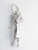 Lady Golfer sterling silver charm .925 Ladies Golfing charms additional view