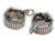 Hot Tub sterling silver charm .925 Hottub charms alternate view