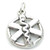 Medical Symbol sterling silver charm .925 x 1 Medicine charms