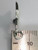 Star 2D sterling silver charm .925 stars charms side view