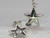 Star 2D sterling silver charm .925 stars charms additional view