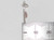 I Love Volleyball heart sterlng silver charm .925 Volley Ball charms side view