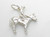 Jockey on horse sterling silver charm .925 x 1 Racing charms A1 additional view