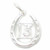13 in a lucky horseshoe sterling silver charm .925 Thirteen charms