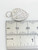 I Love You in rope edged heart sterling silver charm .925 Loving charms size example