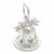 Wedding Bell sterling silver charm .925 Non Ringing Bells charms