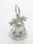 Wedding Bell sterling silver charm .925 x 1 Non Ringing Bells charms additional view