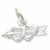 Love hearts sterling silver charm .925 Loving charms