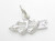 Love hearts sterling silver charm .925 Loving charms additional view